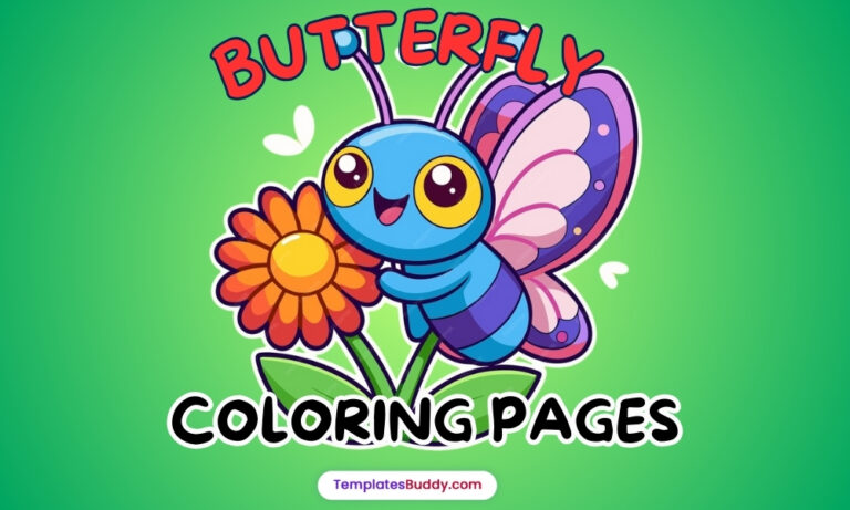 11 Butterfly Coloring Pages: Beautiful Free Printables to Inspire Art