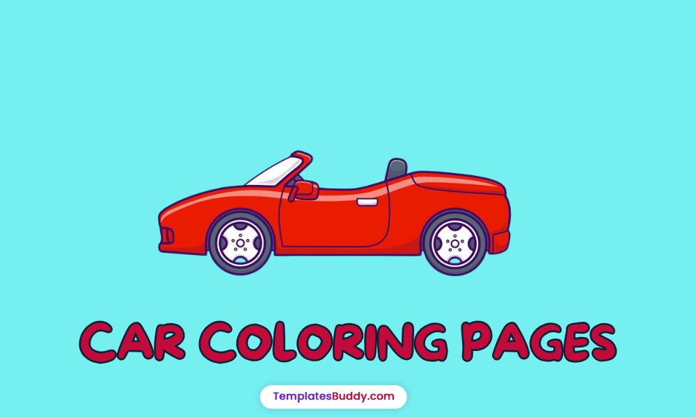 10 Car Coloring Pages – Free Printables for Kids and Car Fans