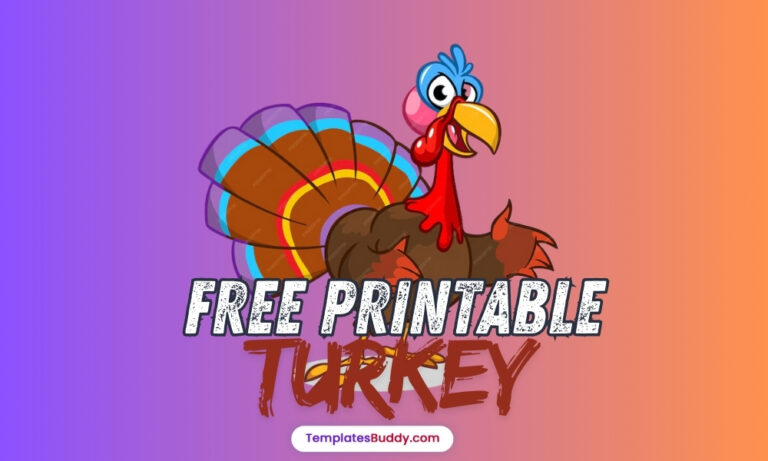 Add joy to your Thanksgiving with free Turkey Templates! Perfect for DIY crafts, family activities, and festive home decorations.