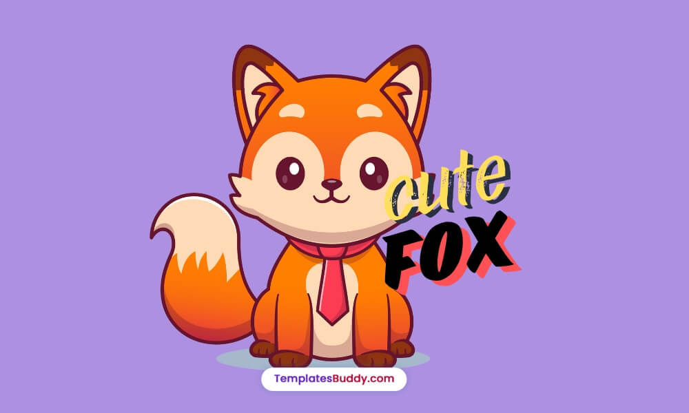 Free Fox Coloring page for Kids