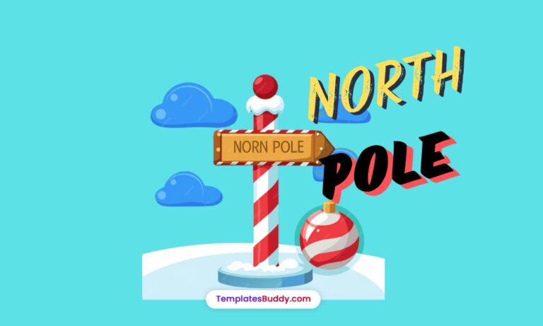 North Pole Coloring Pages