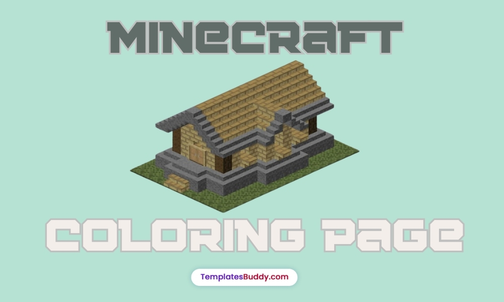 16 Minecraft Coloring Pages for Kids – Free and Fun Designs