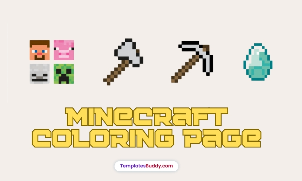 16 Minecraft Coloring Pages – Perfect for Craft and Creative Play