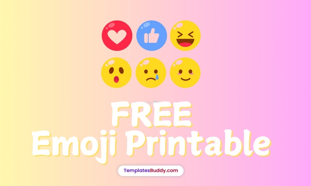 20 Free Printable Emojis: Fun, Creative, and Free Printables to Enjoy