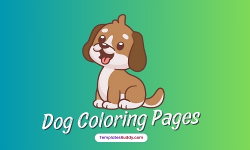 Free Dog Coloring Pages for Kids