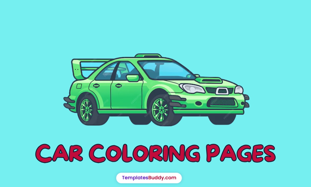 10 Car Coloring Pages: Fun, Creative Designs for All Ages