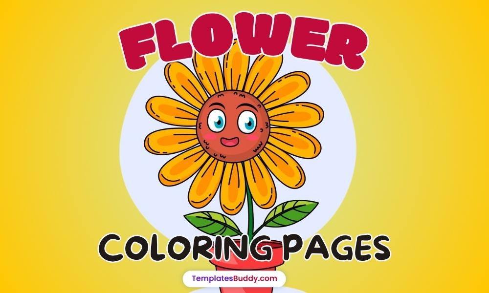 Download 12 Flower Coloring Pages for Relaxation and Joy